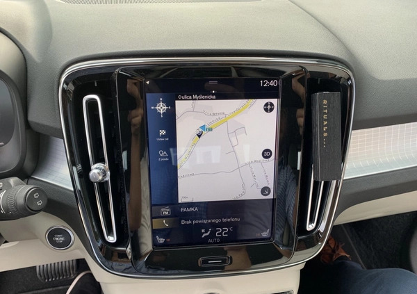 Volvo XC 40 cena 109999 przebieg: 137879, rok produkcji 2019 z Rzepin małe 407
